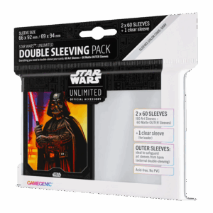 SW Sleeves Double Art Darth Vader